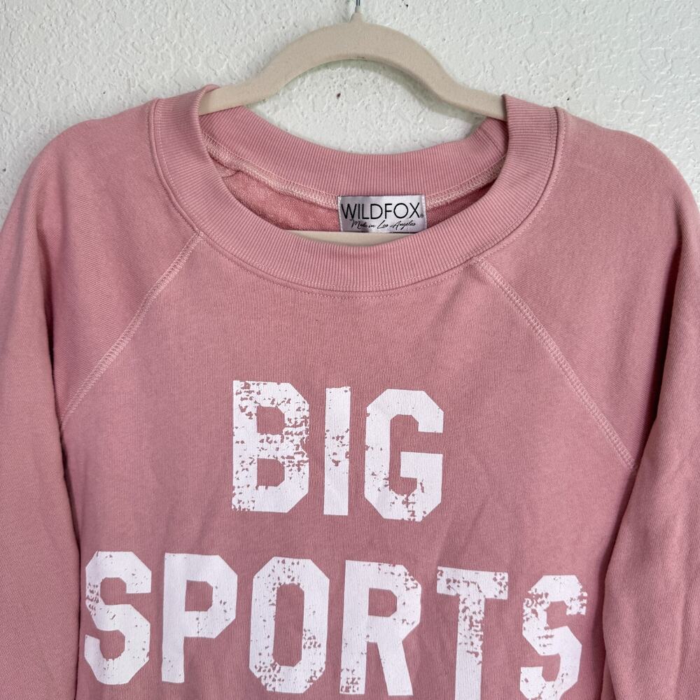Wildfox Sweatshirt Womens XS Big Sports Fan Oversize Sweater Football Baseball - Picture 6 of 11
